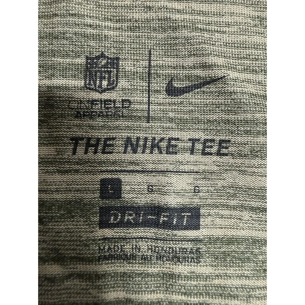 Nike Los Angeles Rams Shirt Womens Large Green NFL Football Dri Fit On Field Tee